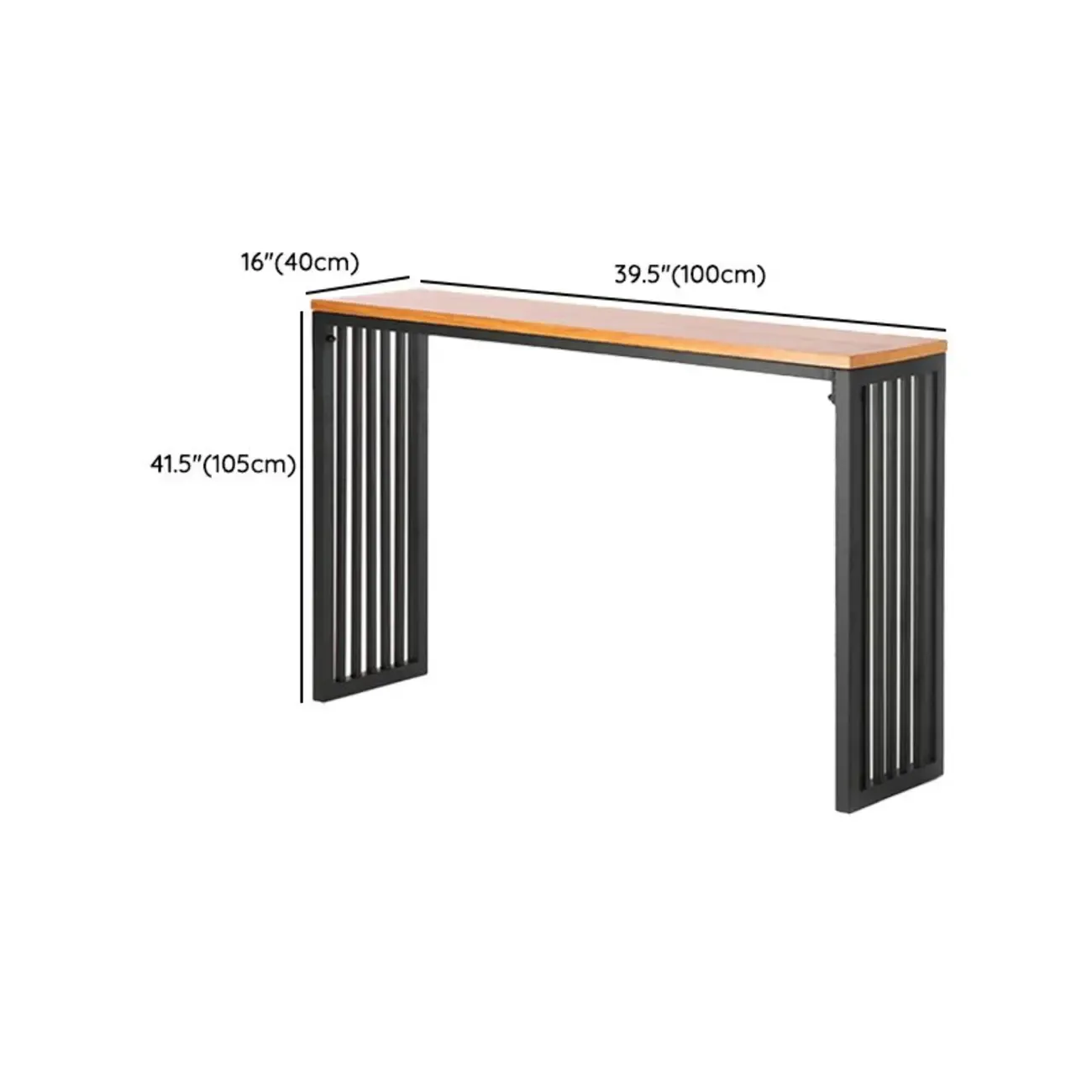 Modern Natural Pine Fixed Top Bar Tables