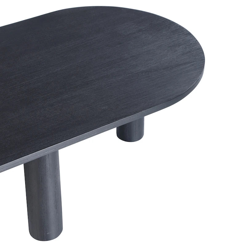 Kali Oval Mango Wood Coffee Table by East at Main