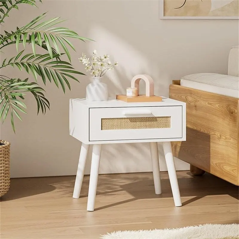 Bedroom Nightstands Wooden Night Stands - 11.81D x 15.35W x 19.69H