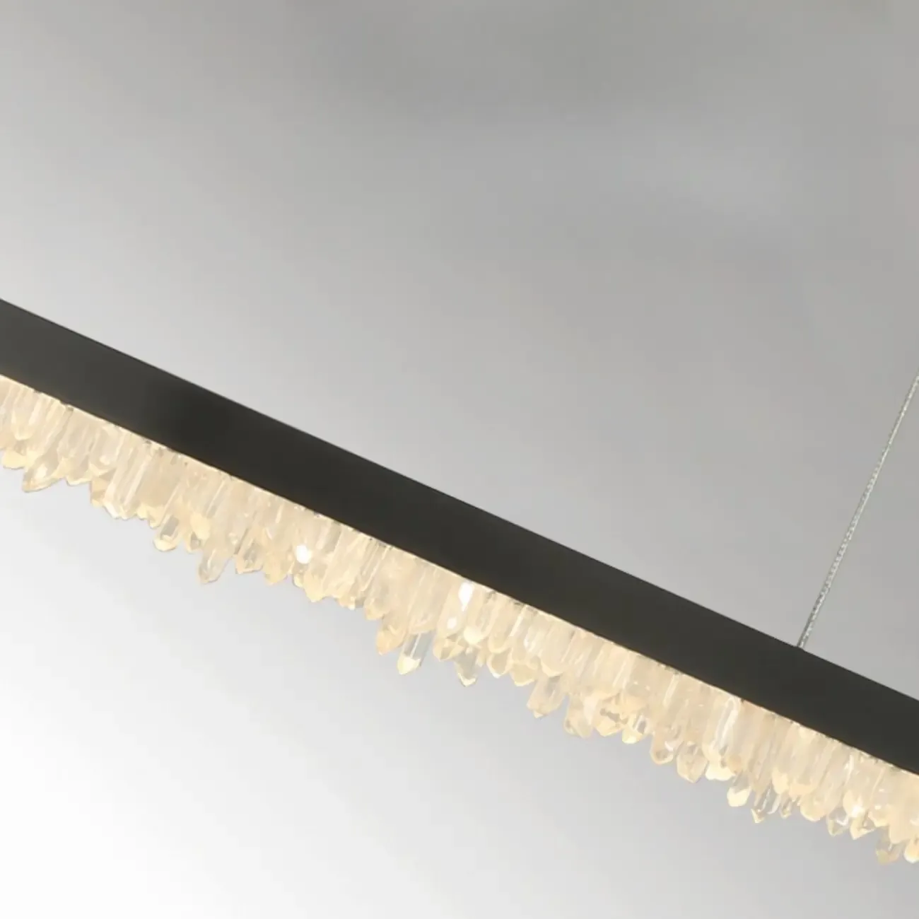 Modern Crystal Kitchen Island Pendant Light Dimmable LED