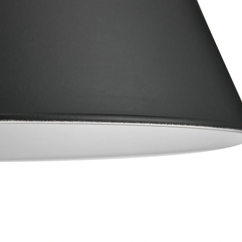 1-Light Cone Brushed Nickel Pendant Lighting - 15.8 D4.3 W75.5 H(Adjustable)