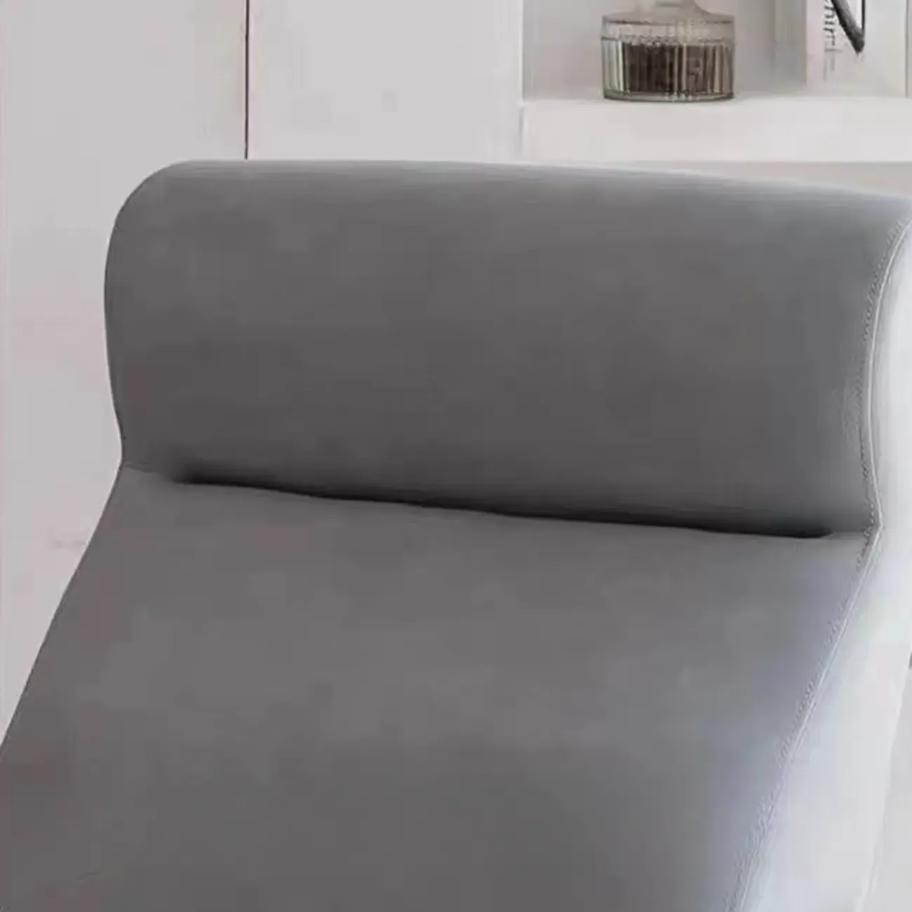 Modern Wood Upholstered Rocking Chair with Optional Ottoman