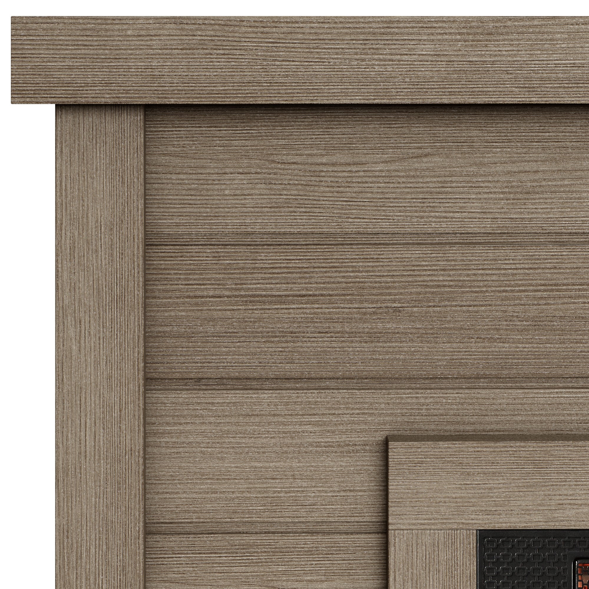 duraflame? Electric Fireplace Shiplap Wall Mantel