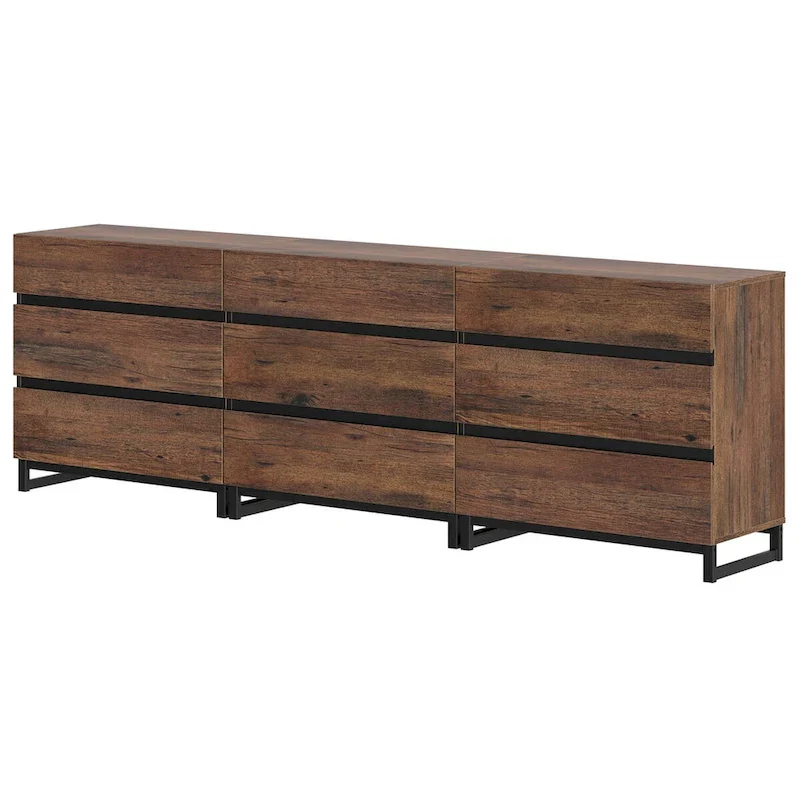 3 in 1 Modern Sideboard with 9 Drawers