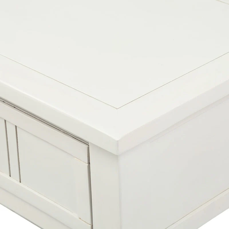 Console Table with Two Drawers and Bottom Shelf