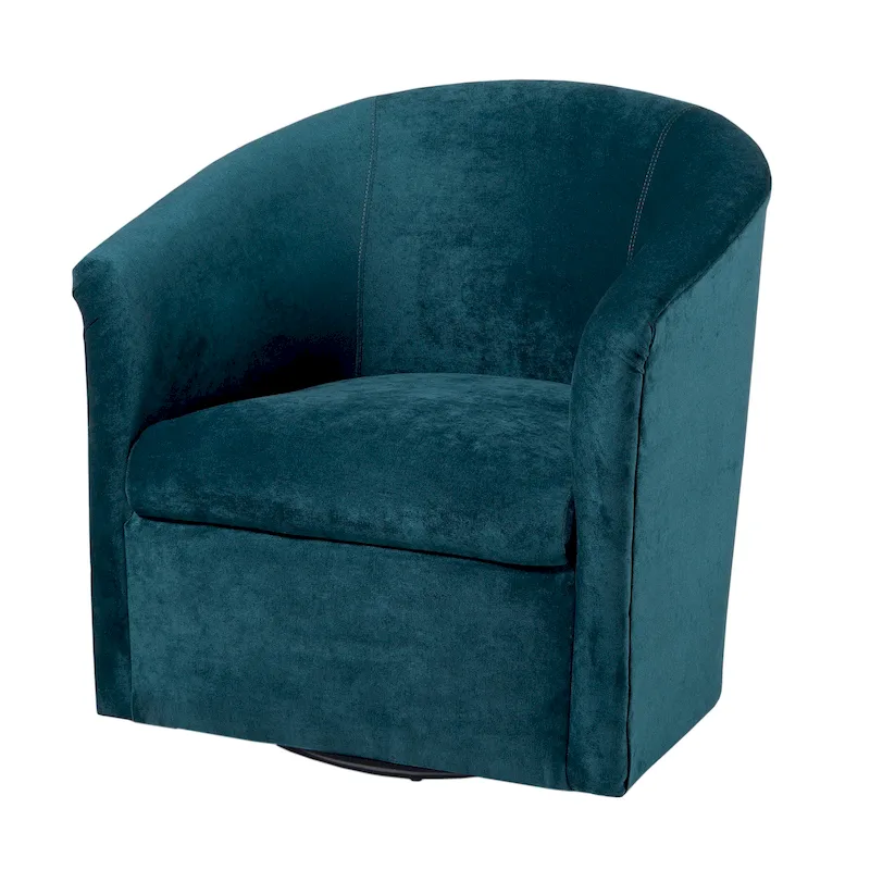 Ellery Modern Microfiber Swivel Accent Chair by Greyson Living