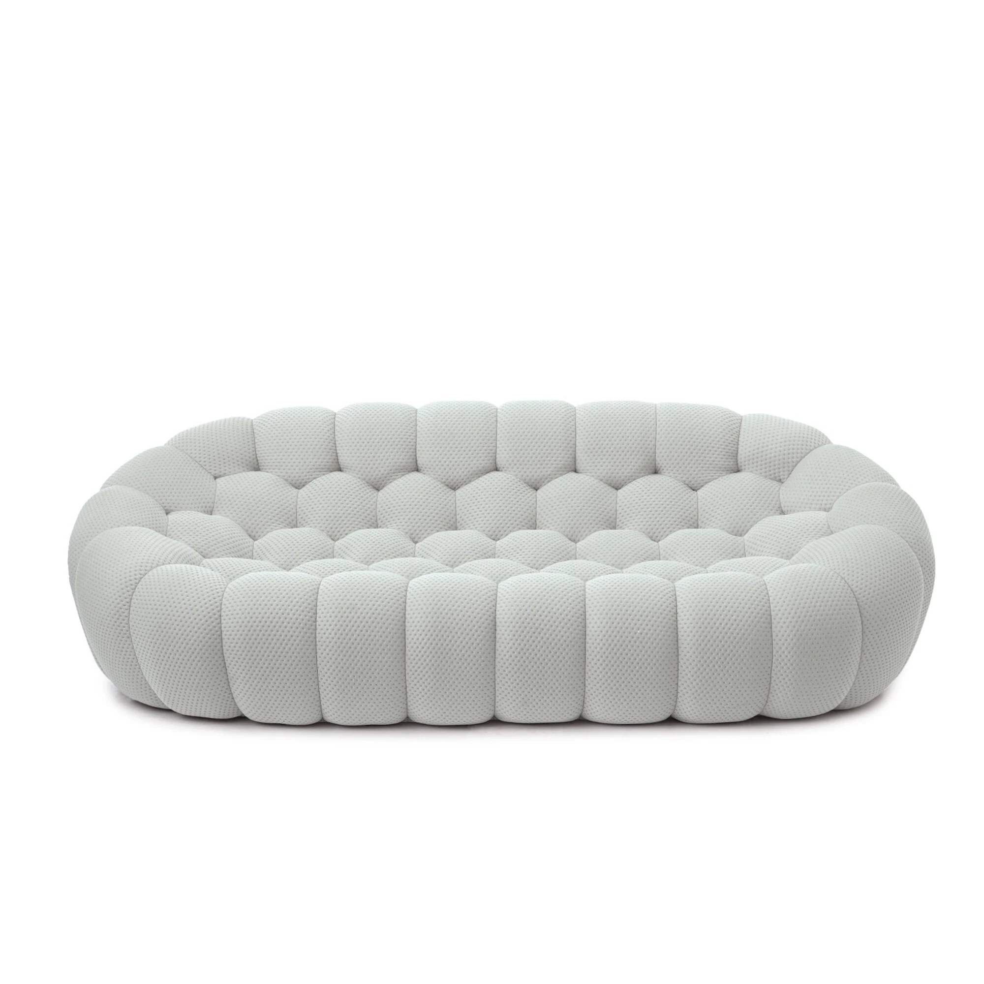 98.43'' Modern Bubble Sofa 3D Honeycomb Shape Lazy Sofa Couch