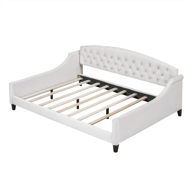 Modern Luxury Tufted Button Daybed, Full