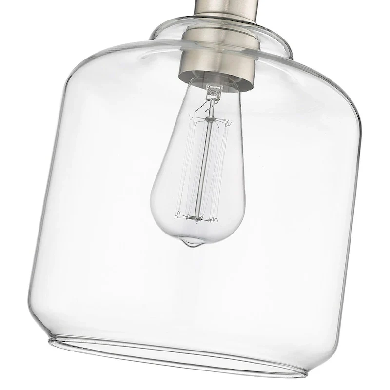 Millennium Lighting Asheville 1 Light Mini-Pendant Fixture with Clear Glass Shades