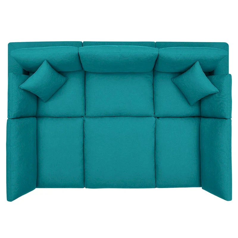 Commix Down Filled Overstuffed 6-Piece Sectional Sofa