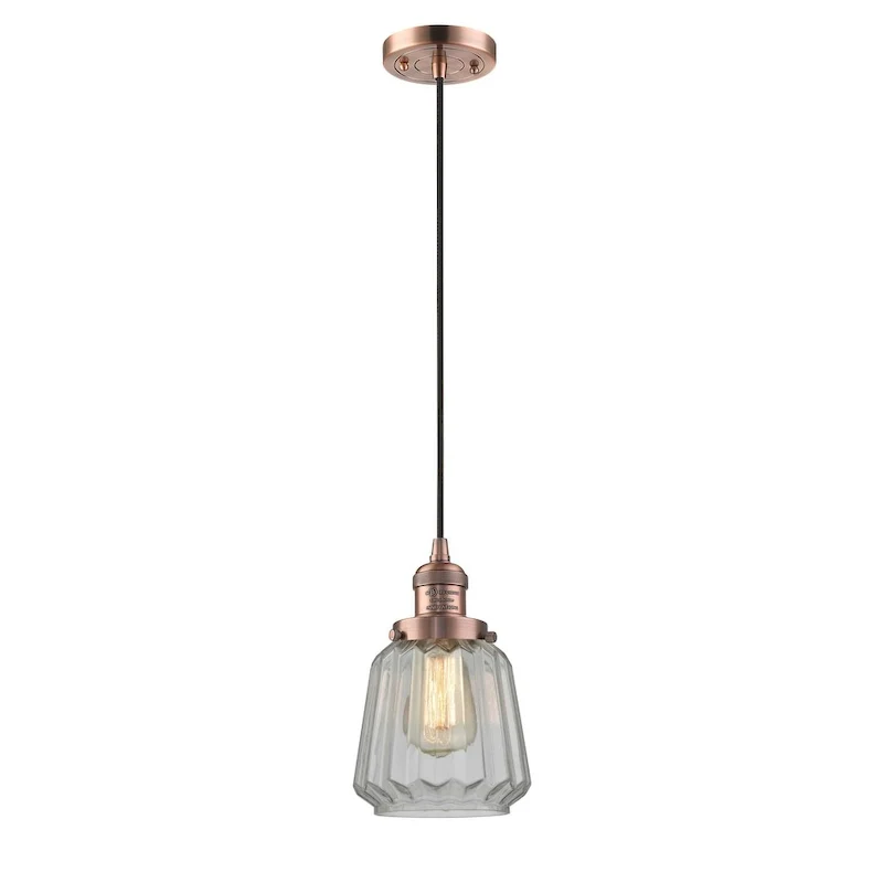 Innovations Lighting Chatham 6  Wide Mini Pendant - Cord Suspension