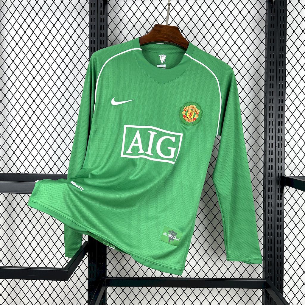 Maillot Rétro Manchester United manches longues 2007/08 gardien