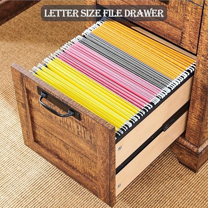 60 Farmhouse Executive Desk, Wood Home Office Desk, Computer Desk