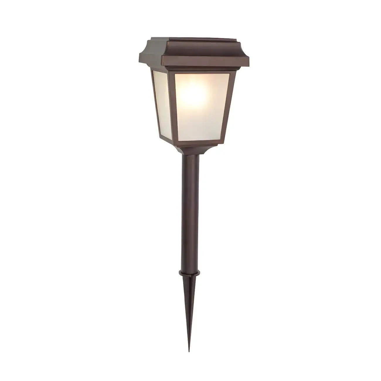 Trapezoidal Stake Metal Solar Landscape Lighting