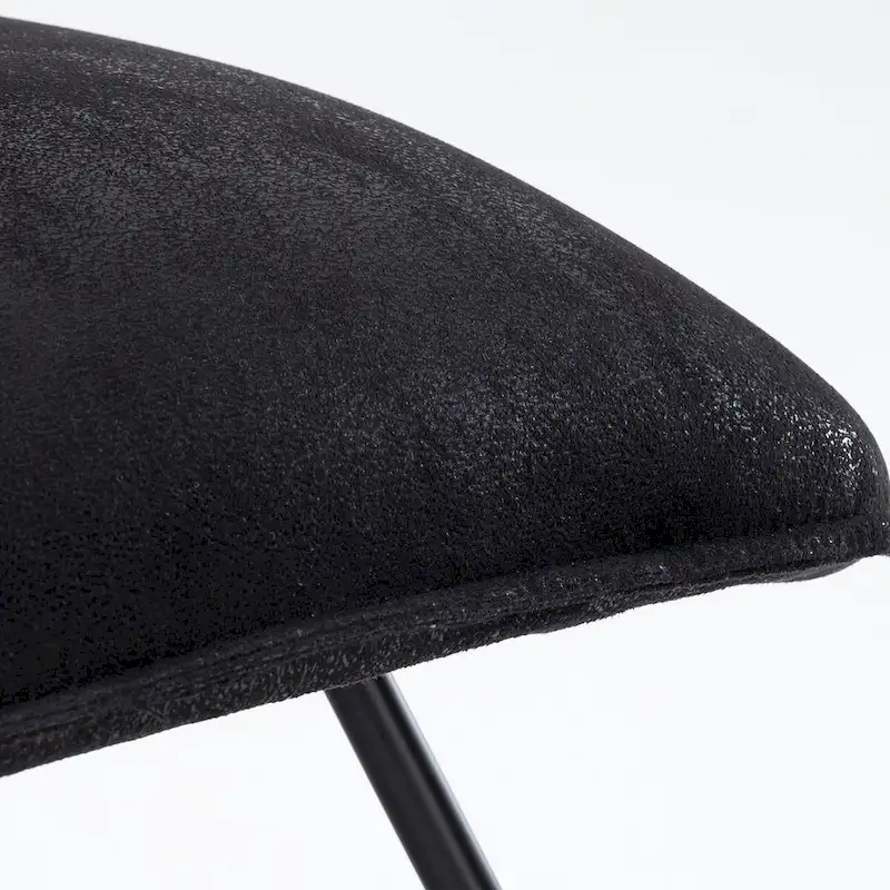 Mid Century Faux Leather Accent Chair With Adjustable Backrest Set of 2 - 31.5 H X 22.2 W X 23.6 D