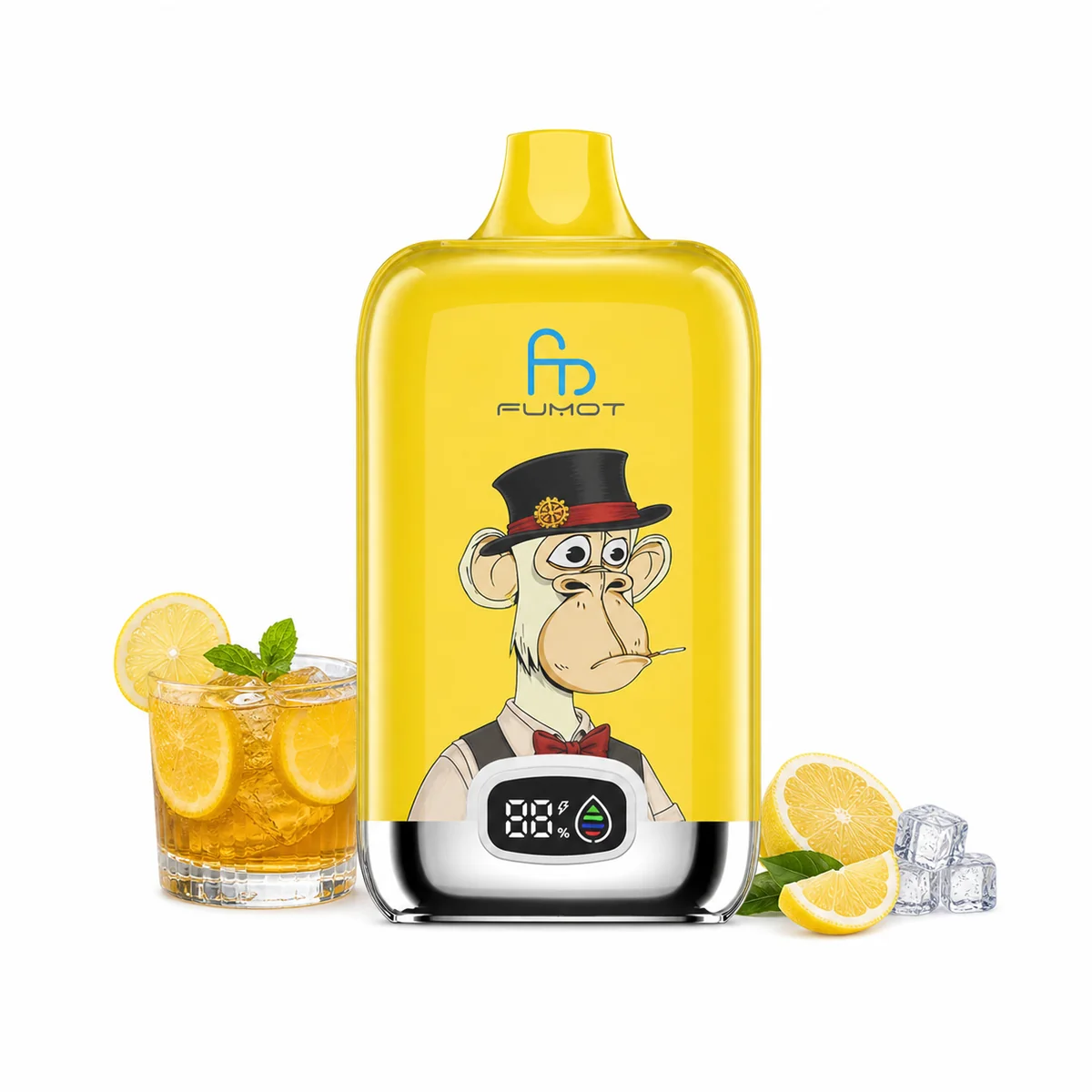 Fumot Digital Box 12000 Ice Tea Lemon Ice – Einweg-Vape, Produktansicht