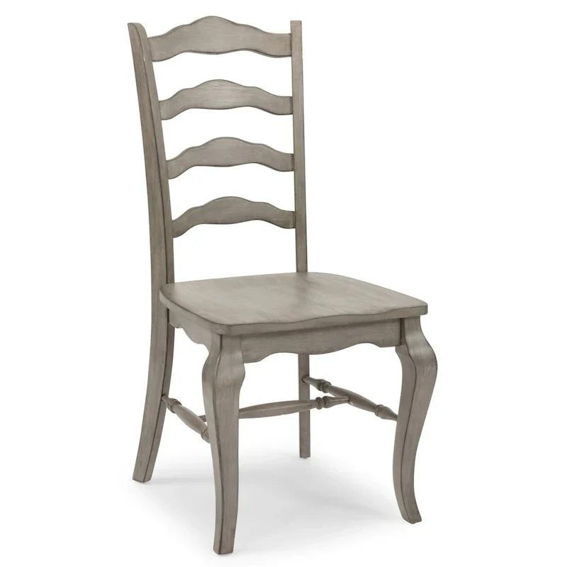 Homestyles Mountain Lodge Gray Wood Dining Chair Pair