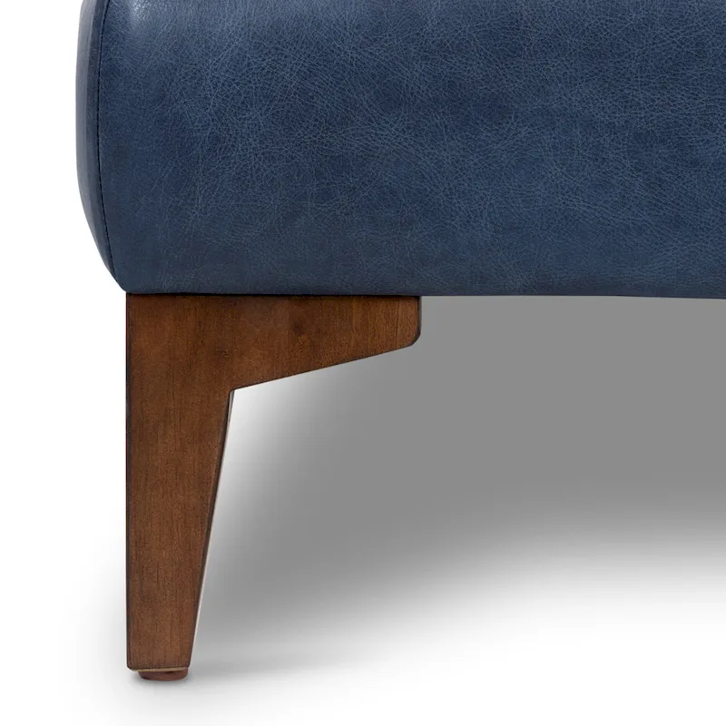 Poly & Bark Essex Ottoman - Full Grain Genuine Italian Leather