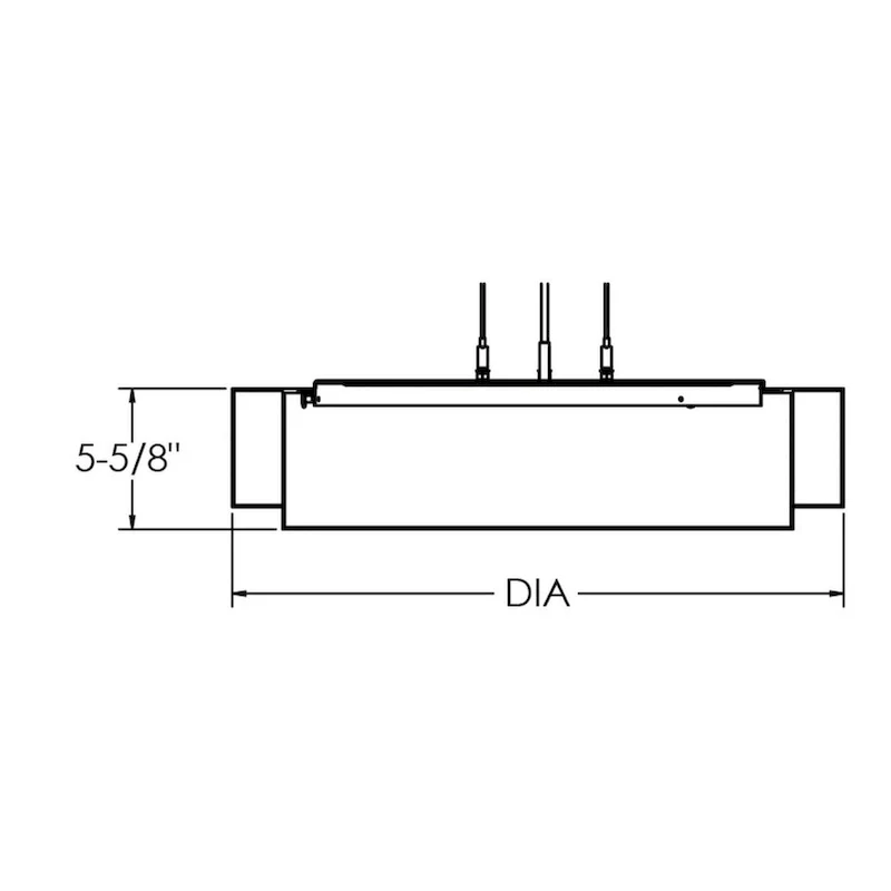 Sanibel 23-inch Satin Nickel LED Pendant, Linen White Shade
