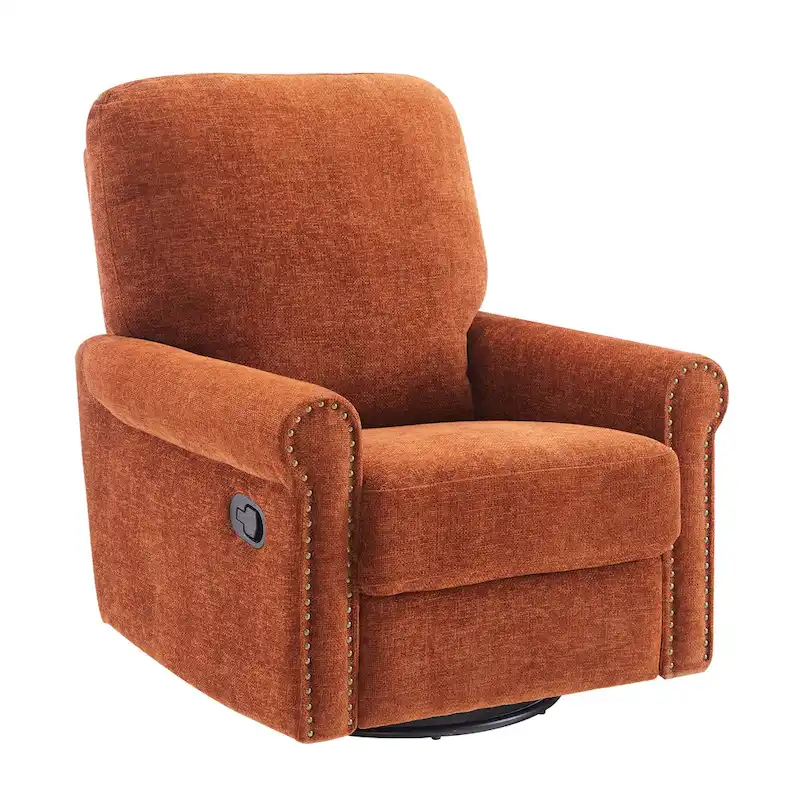 Heido 360 Degree Swivel Glider Manual Recliner Leisure Sofa Chair