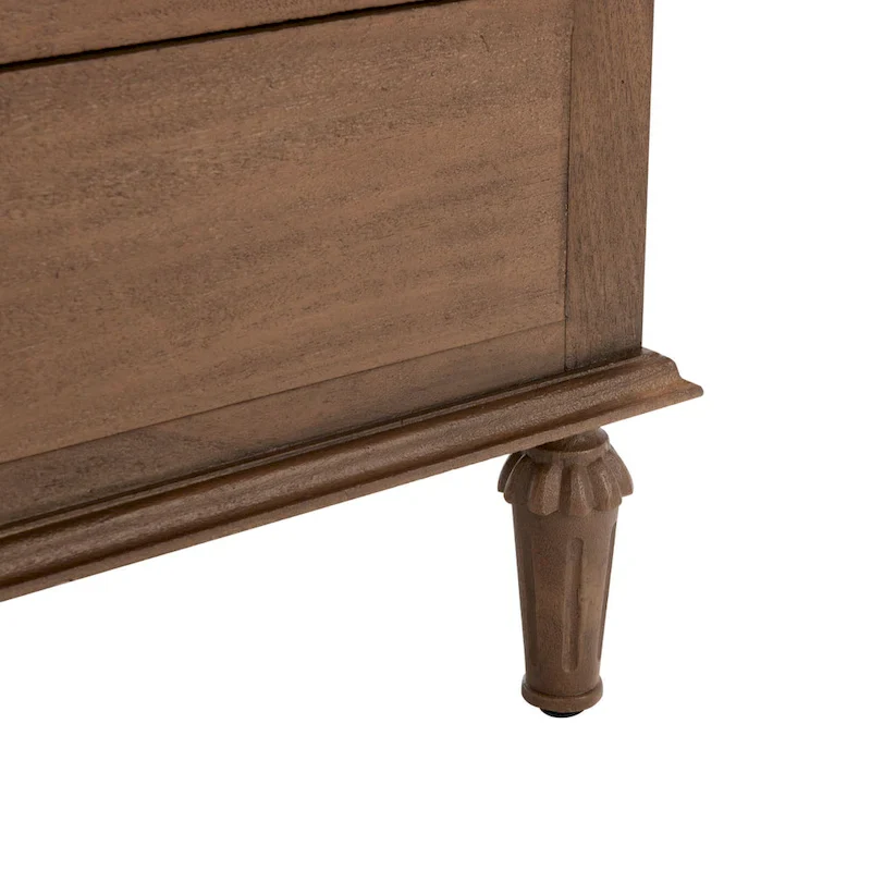 SAFAVIEH Couture Firyal 3-Drawer Wood Nightstand