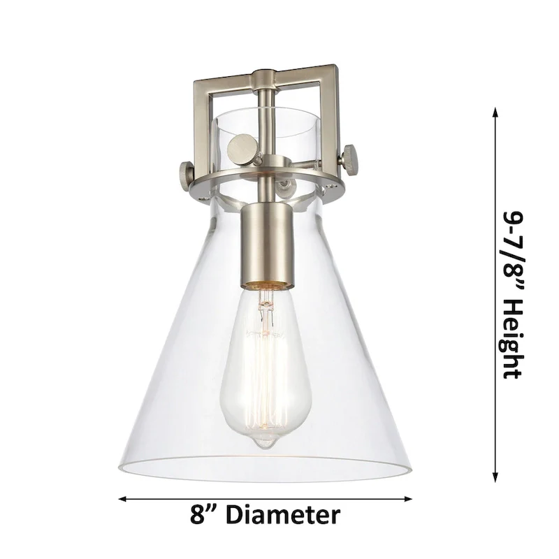 Innovations Lighting 410-1PS-10-8 Newton Cone Pendant Newton Cone 8