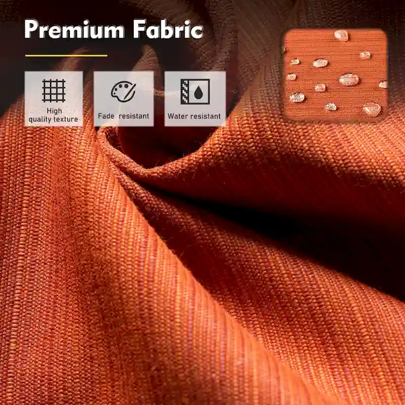 XIZZI 6-piece Patio Wicker Furniture Set with Fire Pit Table