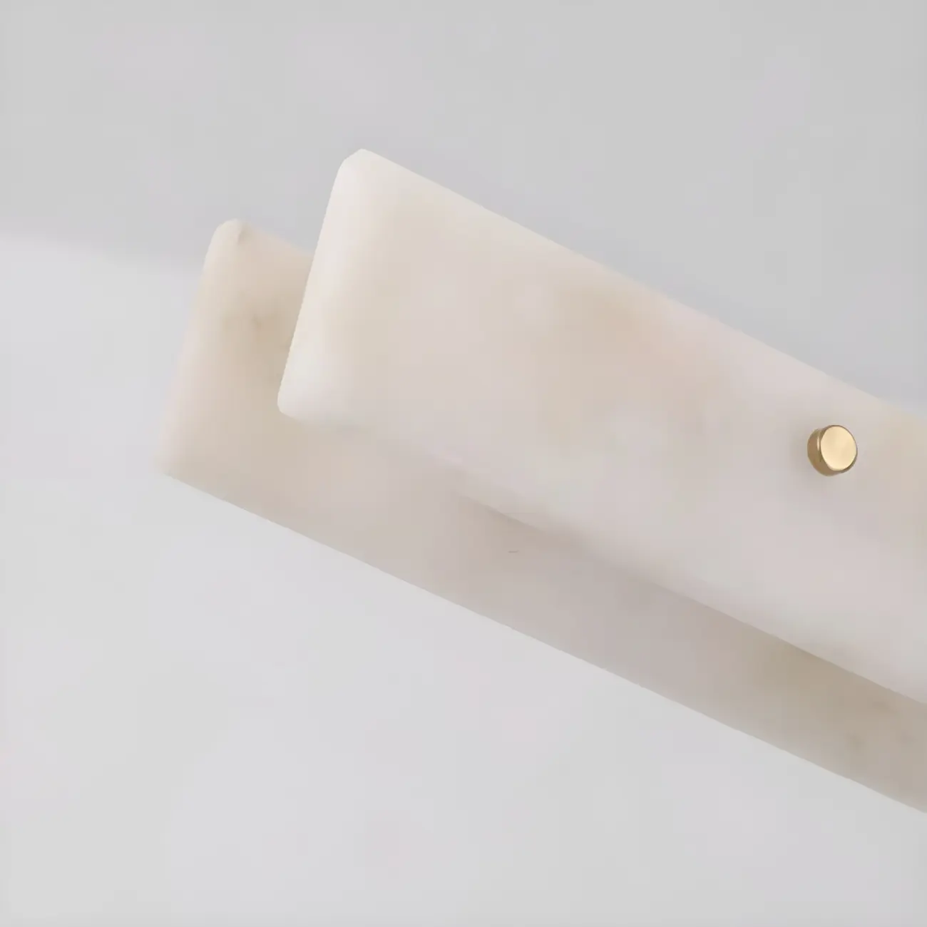 Modern Gold Metal Rectangle Kitchen Island Pendant Light