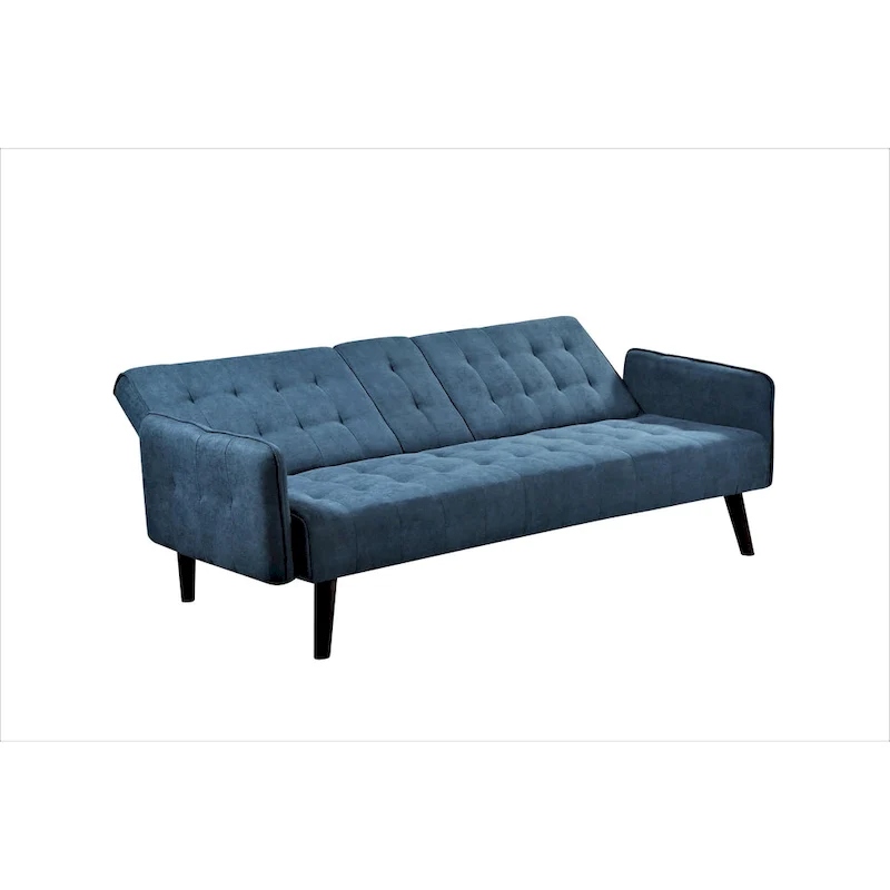 Hash Tufted Upholstered Futon Sleeper