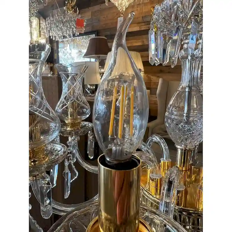 Dimmable LED LIGHT BULBS E12-110-60W 2700K ( 12 Pack ) - Clear