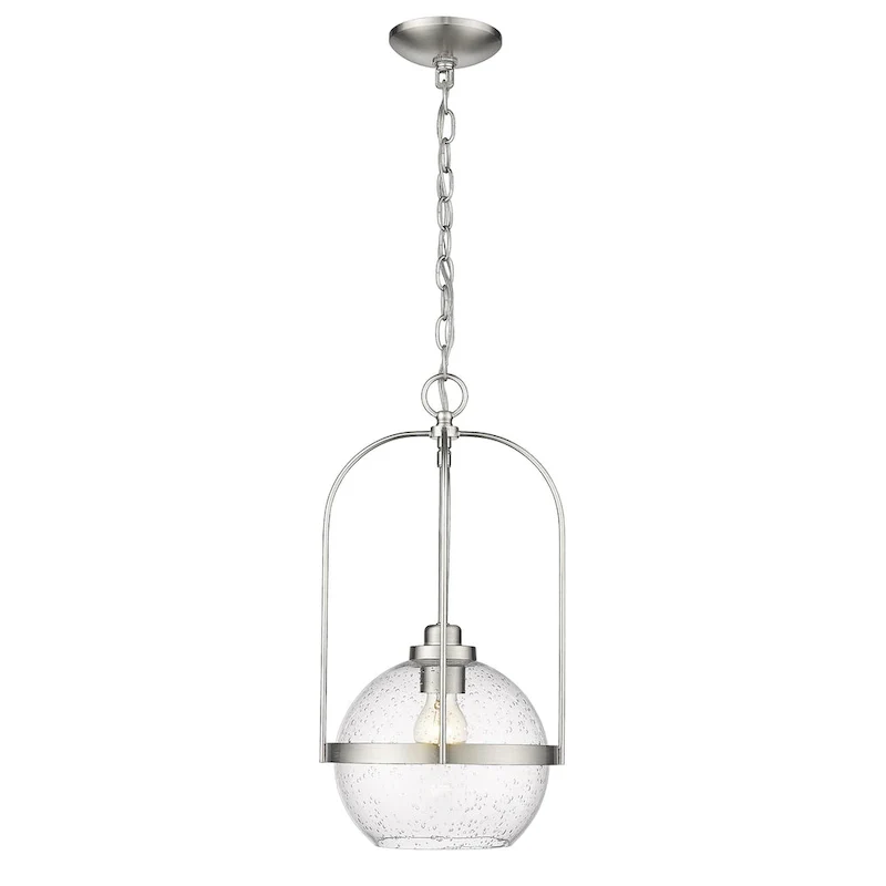 Devonshire 1-light Pendant w/ Clear Seeded Glass