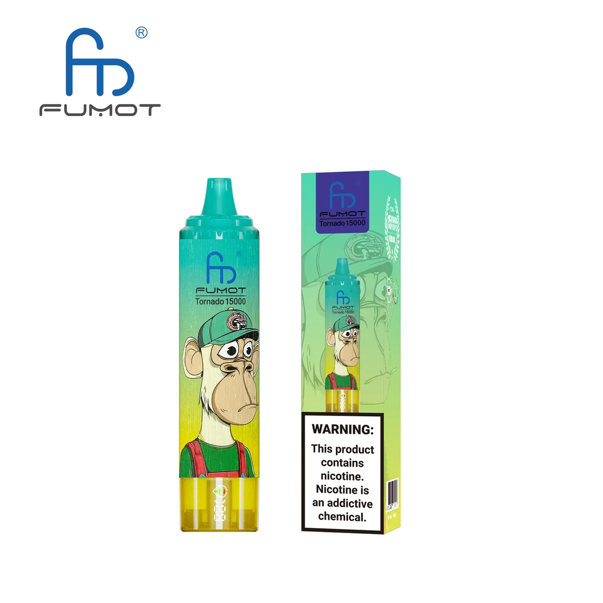 Fumot Tornado 15000 Cool Mint – Einweg-Vape mit Einzelverpackung