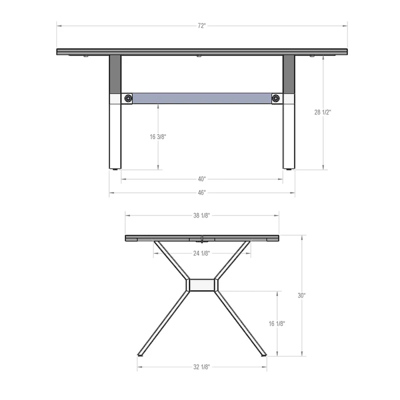 Amisco Leonie Wood Table and Snyder Chairs 7-Pieces Dining Set