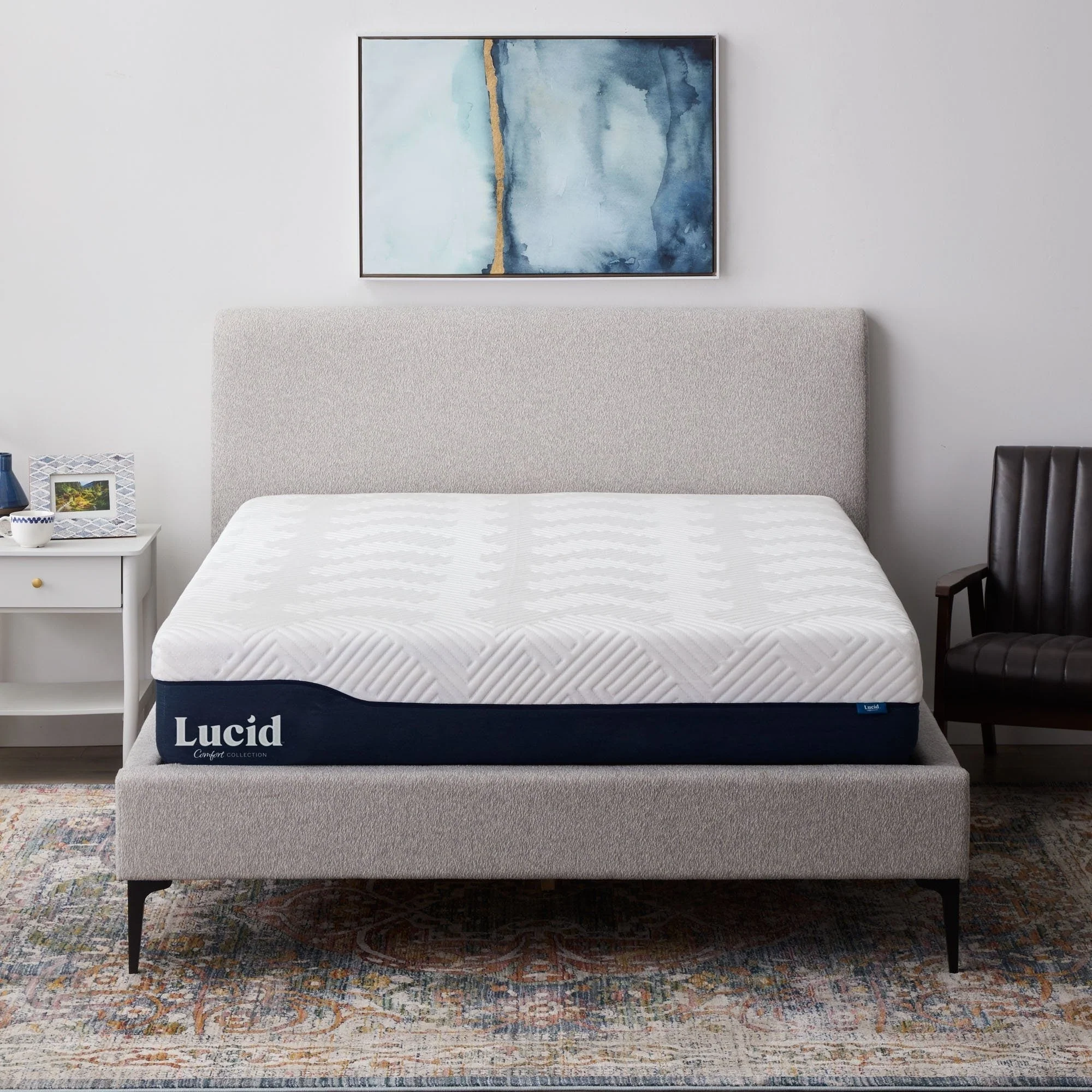 Lucid 12-inch Gel and Aloe Vera Hybrid Mattress