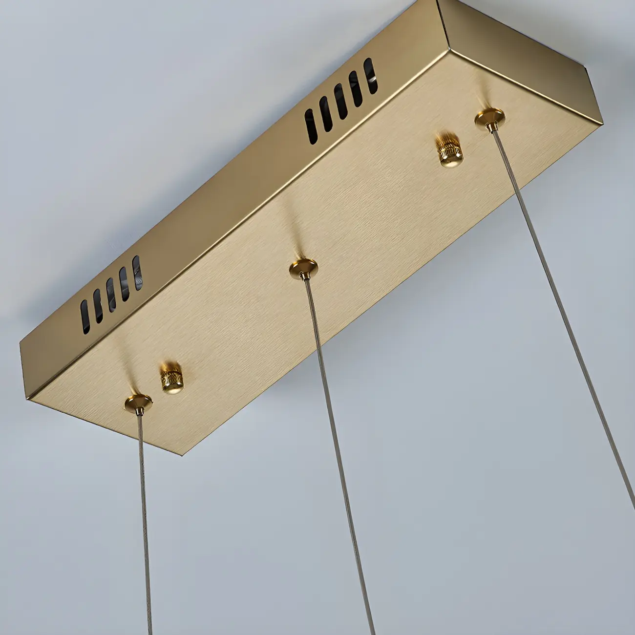 Modish 3-Tier Crystal LED Linear Pendant Light