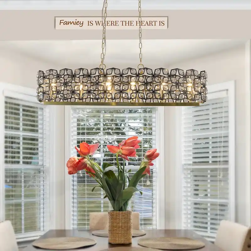 LARGE CHANDELIER CRYSTAL lamp