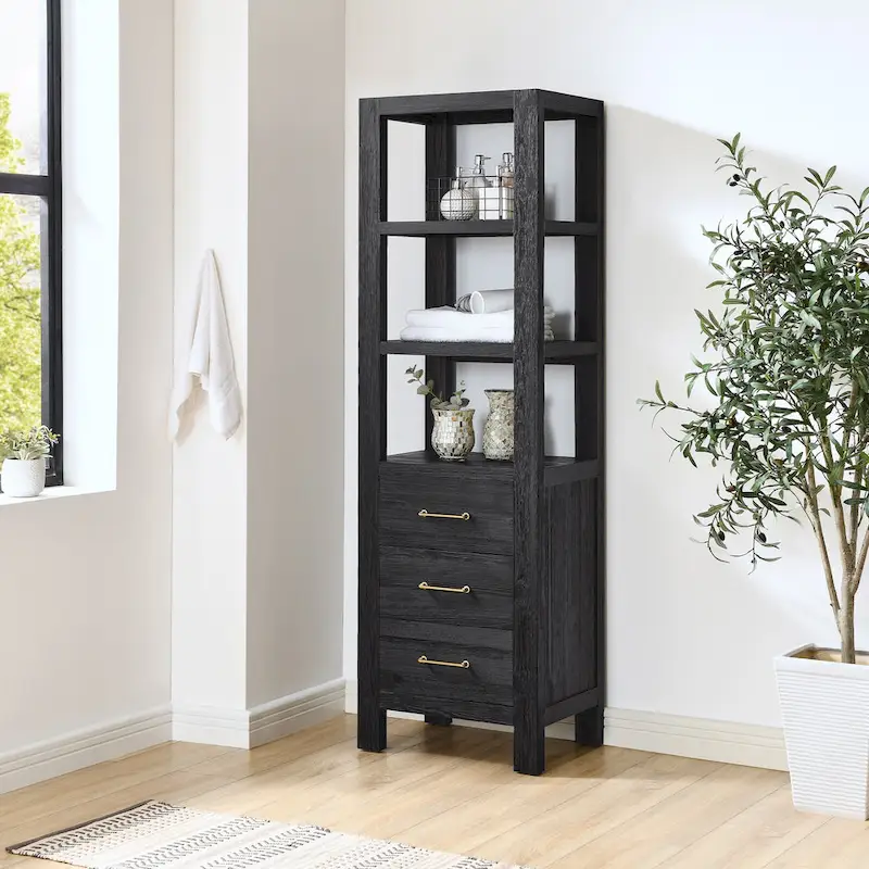 Leon 22 in. Storage Cabinet for Bathroom, Kitchen and Living Room