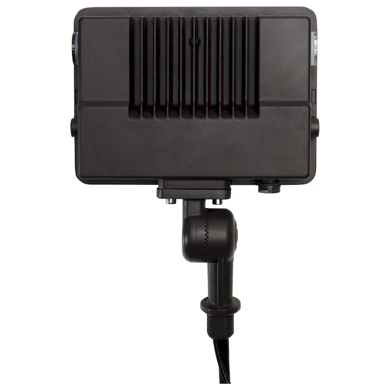 LED Tempered Glass Flood Light with Bypassable Photocell 3K/4K/5K 15W/25W/35W - Bronze