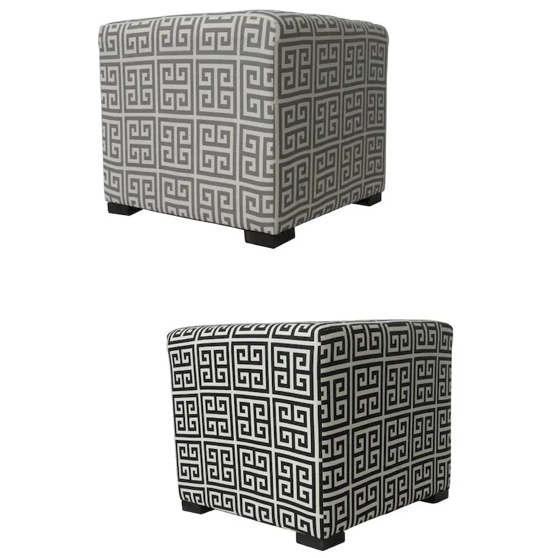 Merton Towers 4-button Tuft Square Ottoman