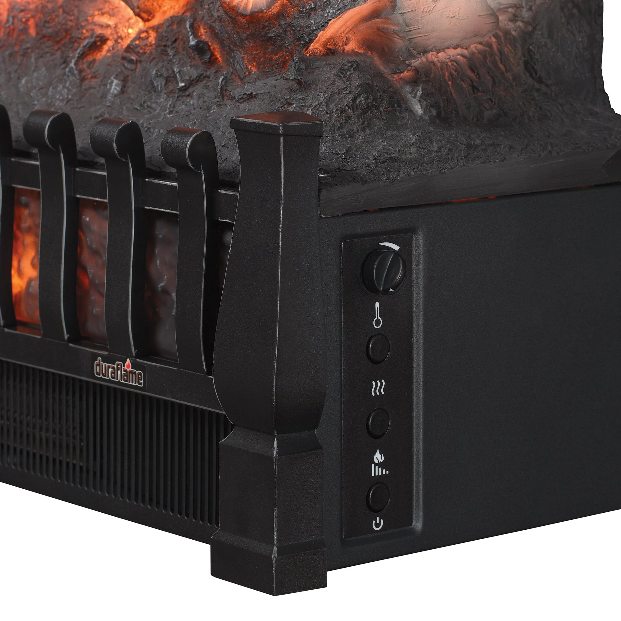 duraflame? Electric Log Set Heater with Remote Control