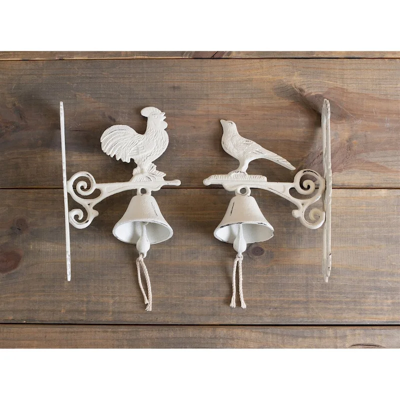 Cast Iron Bird Wall Bell - A