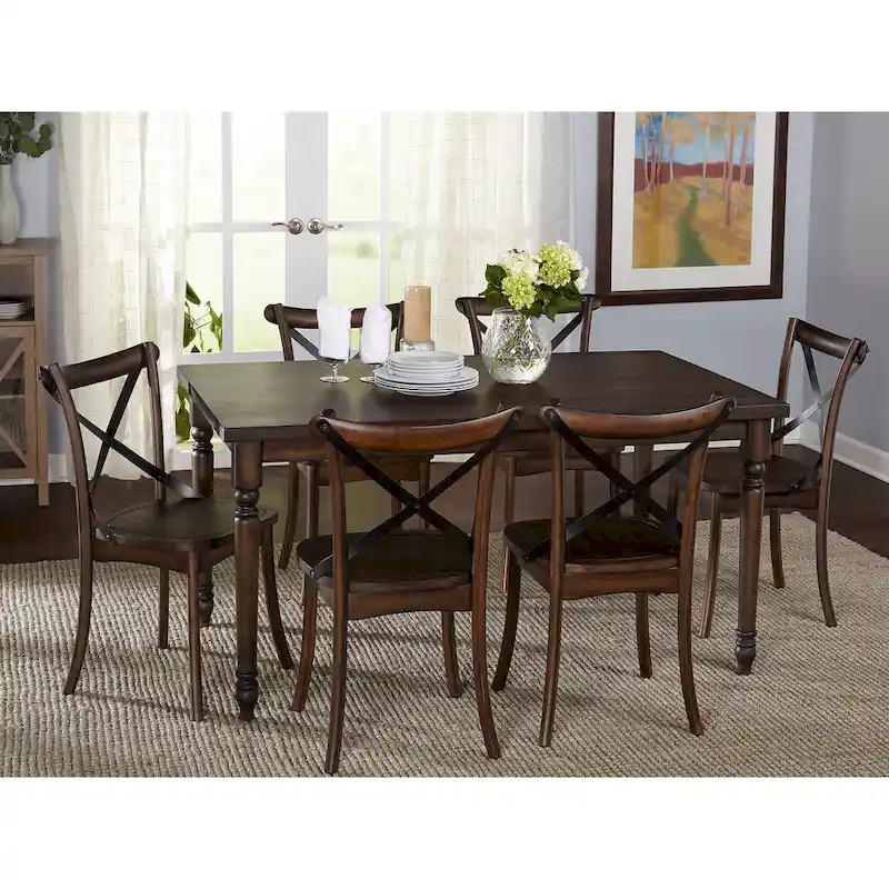 Simple Living Constance X-Back Dining Chairs (Set of 2)