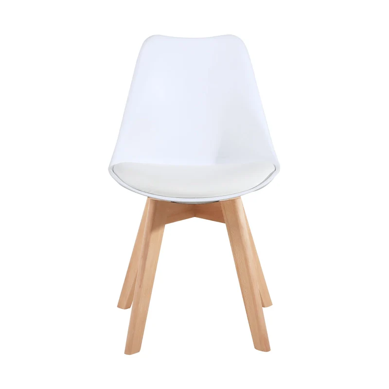 Dining Chairs Wooden Desk Chairs No Wheels Set of 2