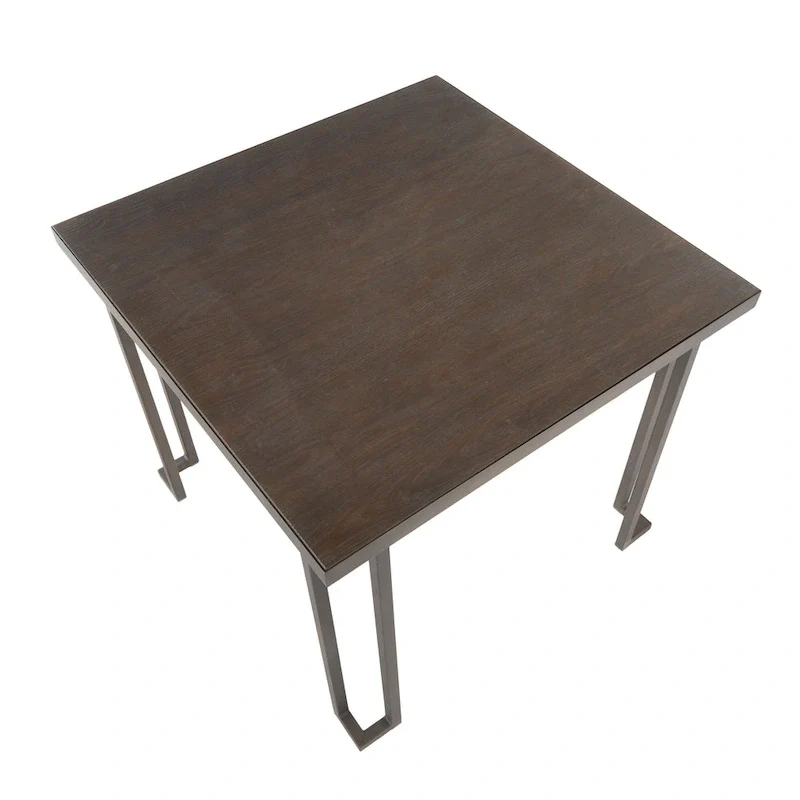 Carbon Loft Arturio Industrial Wood & Metal Dinette Table