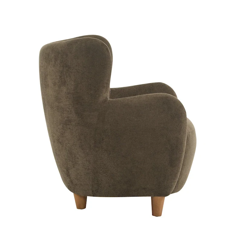 Bacho Fabric Wingback Accent Chair by Christopher Knight Home
