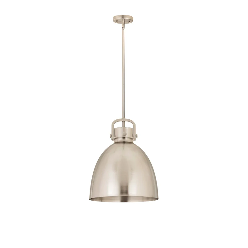 Innovations Lighting Newton Metal Bell - 1 Light 14  Stem Hung Pendant