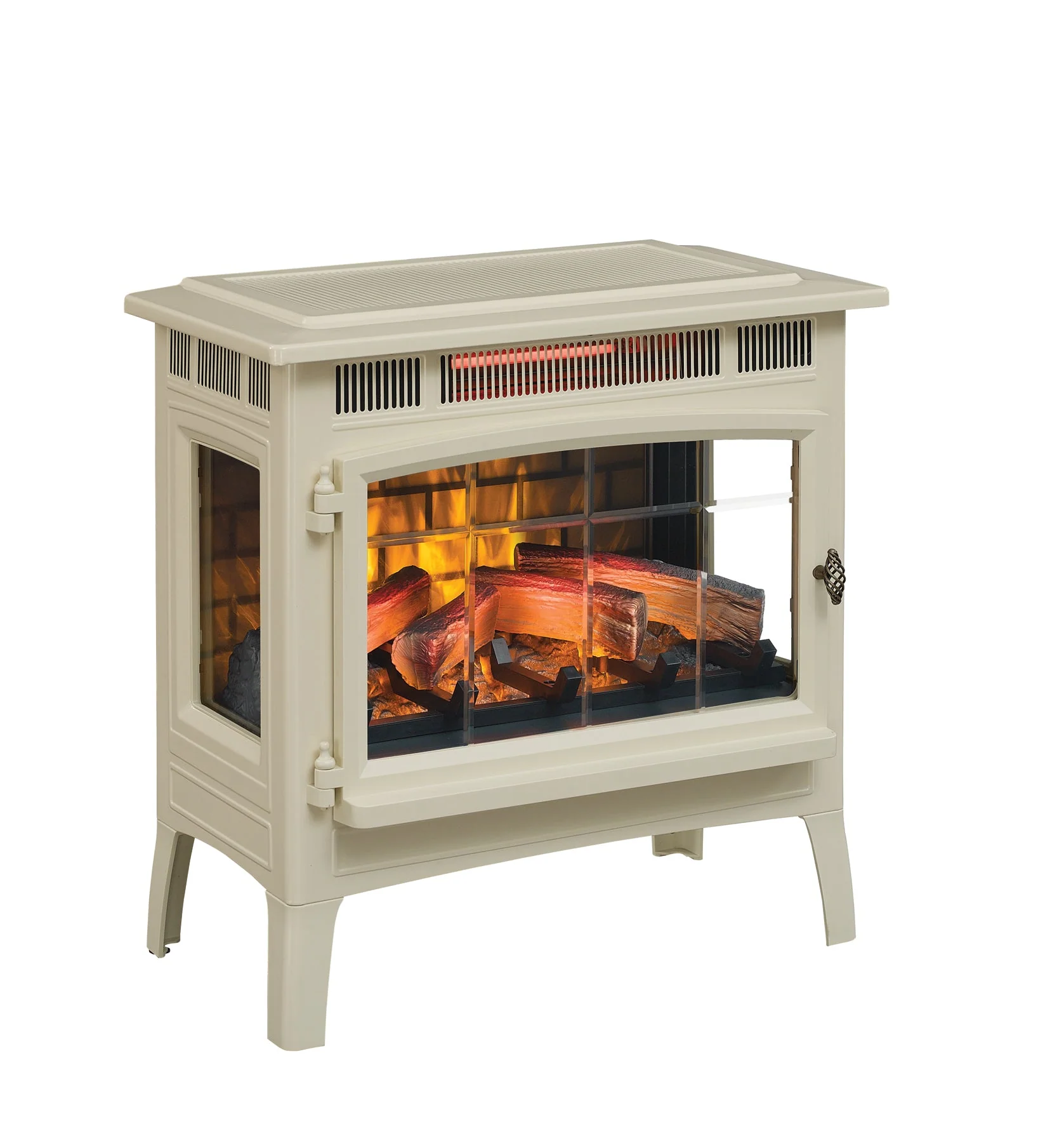 duraflame? Electric Infrared Fireplace Stove Heater with 3D Flame Effect