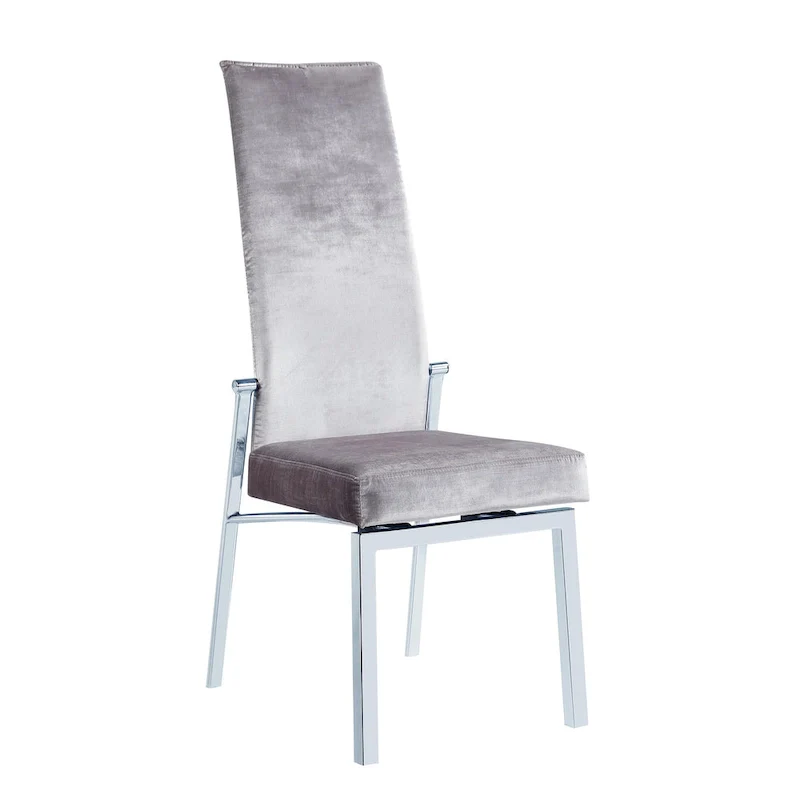 Somette Domino 5-Piece Dining Set with Gray Motion-back Chairs