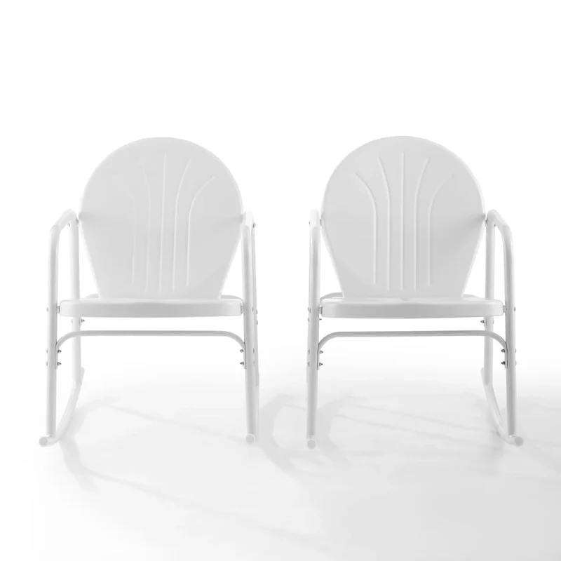 Crosley Griffith 2Pc Rocking Chair Set - 32.25H x 22.5W x 33.13'W