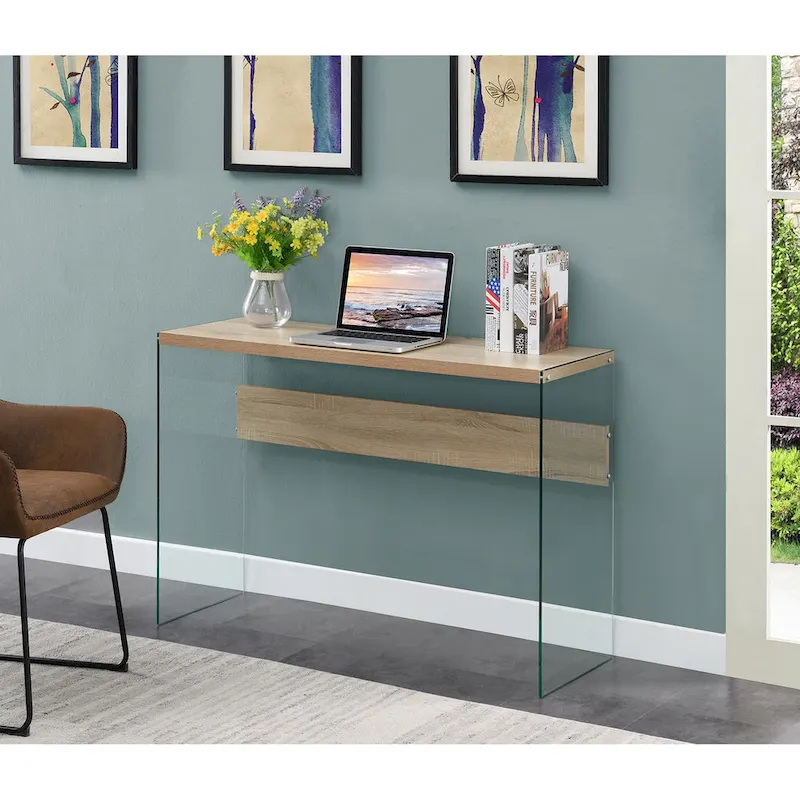 Convenience Concepts SoHo Glass Console Table/Desk